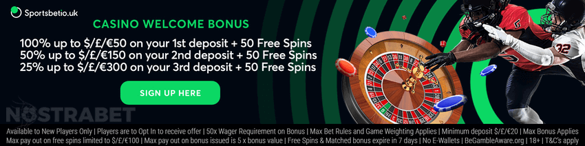 sportsbet io casino welcom offer